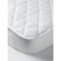 John Lewis Micro-Fresh Quilted Cotton Cotbed Mattress Protector