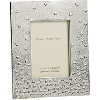 Lancaster And Gibbings Floating Hearts Pewter Photo Frame