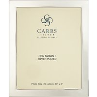 Carrs Silver Plated Flat Frame, 8 X 10