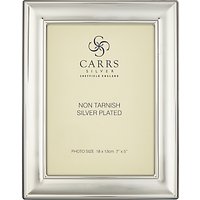 Carrs Linear Ridge Silver Plated Photo Frame