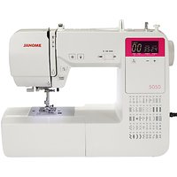 Janome 5050 Sewing Machine, White