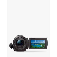 Sony FDR-AX33 Handycam With 4K Ultra-HD, Balanced Optical SteadyShot, 20.6MP, 10x Optical Zoom, NFC, Wi-Fi, 3 WhiteMagic LCD Screen, Black