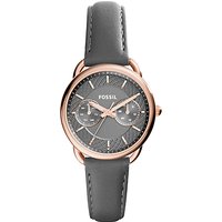 Fossil Women's Tailor Single Chronograph Leather Strap Watch