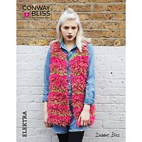 Conway Bliss For Debbie Bliss Elektra Gilet Knitting Pattern, 011