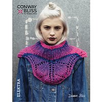 Conway Bliss For Debbie Bliss Elektra Shoulder Cape Knitting Pattern, 014