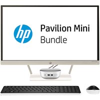 HP Pavilion Mini 300-235nam Desktop PC With 23 Monitor, Intel Core I3, 4GB RAM, 1TB