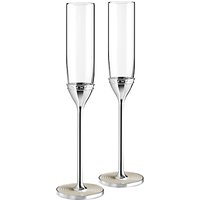 Vera Wang For Wedgwood With Love Flutes, Pearl, Set Of 2