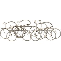 Libra Bicycle Wall Scuplture, Silver
