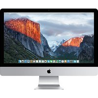 Apple IMac With Retina 5K Display MK482B/A All-in-One Desktop Computer, Intel Core I5, 8GB RAM, 2TB Fusion Drive, AMD Radeon R9, 27, Silver