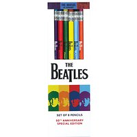 Galison The Beatles 1964 Collection Pencil Set, Pack Of 8