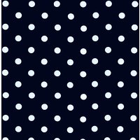 Linen Look Spot Print Fabric, Navy