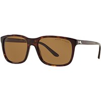 Ralph Lauren RL8142 Polarised Square Sunglasses,Tortoise