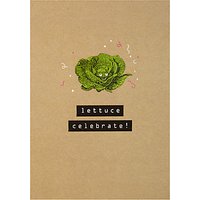 Art File Lettuce Celebrate Card