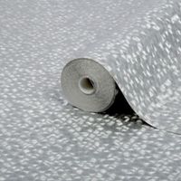 Boutique Minori Silver Textured Metallic Wallpaper