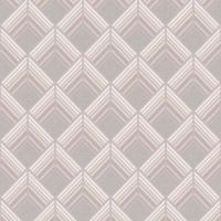 Boutique Solitaire Taupe Geometric Metallic Effect Wallpaper