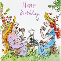 Woodmansterne Two Women Having Tea Birthday Card