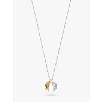 Estella Bartlett Silver And Gold Plated Wings Pendant, Silver/Gold