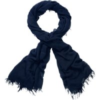 Pure Collection Banister Ultra Soft Scarf, Navy