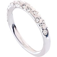 Karen Millen Swarovski Crystal Sprinkle Ring, Silver