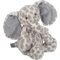 Jellycat Dapple Elephant Soft Toy, Medium, Grey