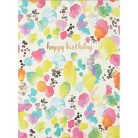 Portico Inky Dots Birthday Card