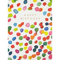 Portico Happy Birthday Ink Dots Card