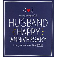 Happy Jackson Husband Happy Anniversary Card