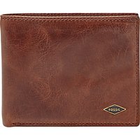 Fossil Ryan Leather Bifold Wallet, Brown