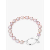 Claudia Bradby Muse Rice Freshwater Pearl Bracelet, Pink