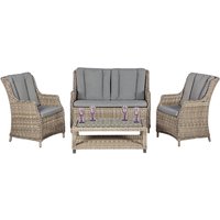 Royalcraft Wentworth 4-Seater High Back Lounge Suite