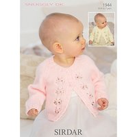 Sirdar Snuggly Baby Cardigans Knitting Pattern, 1944