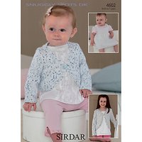 Sirdar Snuggly Spots Children's Cardigan Knitting Pattern, 4602