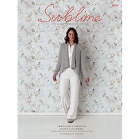 Sirdar Sublime Women's Knitting Pattern Booklet, 0698