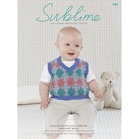 Sirdar Sublime Baby Knitting Pattern Booklet, 0696