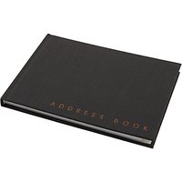 John Lewis Address Book, FSC-certified, Black
