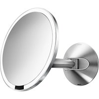 Simplehuman Wall Mounted Bathroom Sensor Mirror, Mains Operated