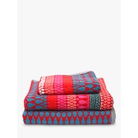 Margo Selby For John Lewis Faversham Towels, Red