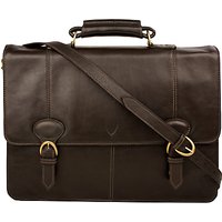 Hidesign Parker 03 Leather Briefcase, Brown