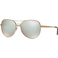 Tiffany & Co TF3051B Aviator Sunglasses, Rose Gold/Silver