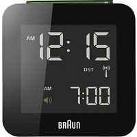 Braun Radio Controlled Global Alarm Clock, Black