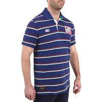 Canterbury Of New Zealand British Lions Rugby Polo Shirt, Blue