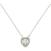 Cachet Effion Swarovski Crystal Heart Pendant Necklace