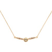 Cachet Lara Swarovski Crystal Pave Bar Pendant Necklace