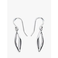 Nina B Hook Drop Earrings, Silver