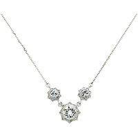 Cachet Becka Swarovski Crystal Necklace, Silver