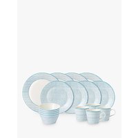 Royal Doulton Pastels Porcelain Dinnerware Set, Blue, 16 Pieces