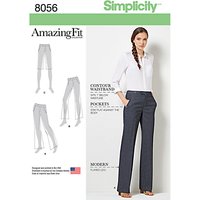Simplicity Women's Trousers Sewing Pattern, 8056