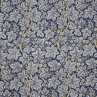 Morris & Co Bramble Furnishing Fabric, Indigo / Mineral