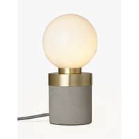 Design Project By John Lewis No.046 Lamp, Opal Glass/Concrete