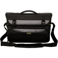 Targus City Gear Messenger Bag For Laptops Between 15-17.3, Black